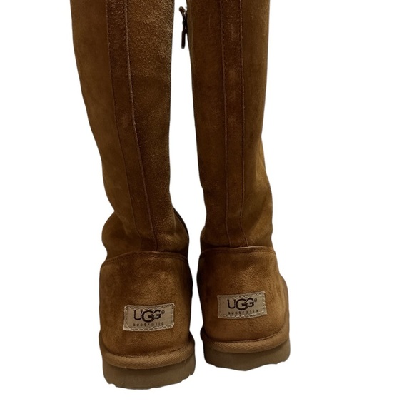 UGG boots suede size 7 side zipper - Picture 5 of 7